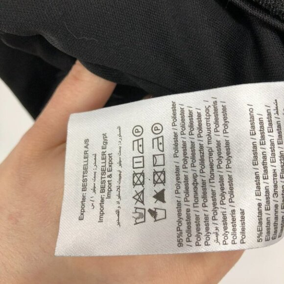 Only One black ultra flattering shimmery glitter black vneck ruched side dress - Picture 11 of 15